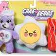Pet Toy 3PC Set Share Bear Squeaker Plush with Crinkle Texture Eggs and Bacon