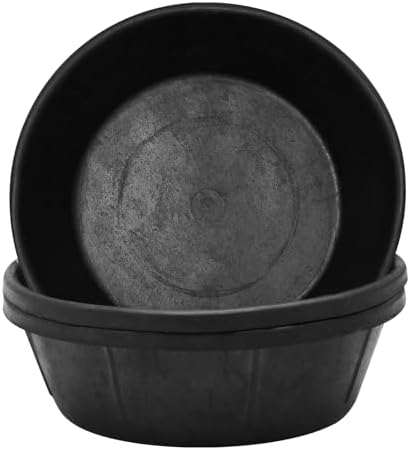 Sadnyy-3-Pcs-Rubber-Feed-Pan-8-Quart-Rubber-Tub.