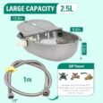 304 Stainless Steel Automatic Livestock Waterer with Float Valve