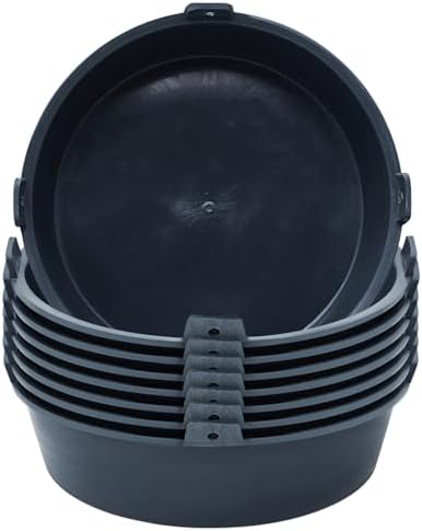 Sadnyy 8-Pcs Ox Tendon Feeder Pan 6 Quart Feed