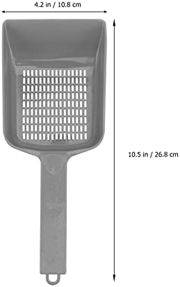 POPETPOP Reptile Sand Shovel - 2pcs Reptile Sand Substrate Scoop Plastic Mesh Reptile Scooper Cat Litter Scoops Reptile Box Cleaner Tools Reptile Litter Cleaner Scooper for Lizard Turtle