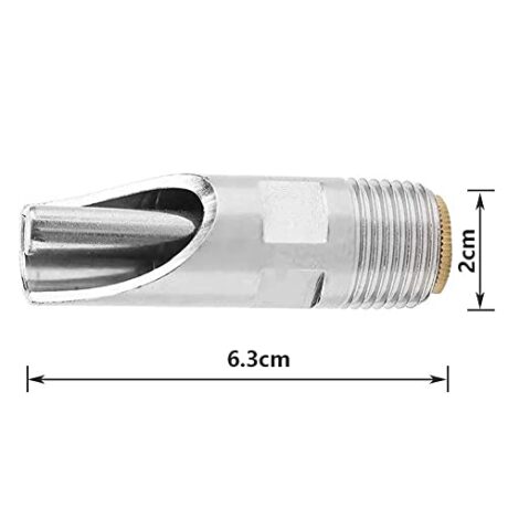 12 Pieces Pig Nozzle Nipple Drinker Stainless Steel 1/2" NPT Water Feeder for Sows Piglets