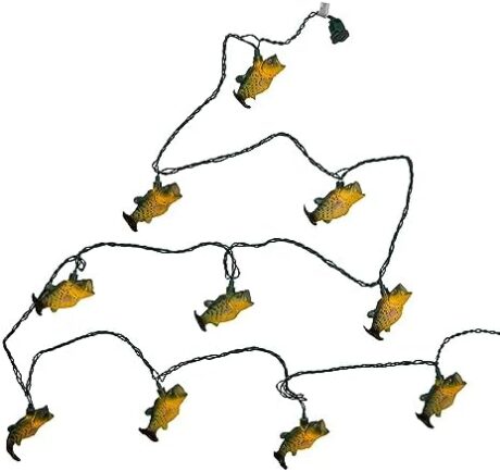 Kurt S. Adler UL 10-Light Bass Fish Light Set