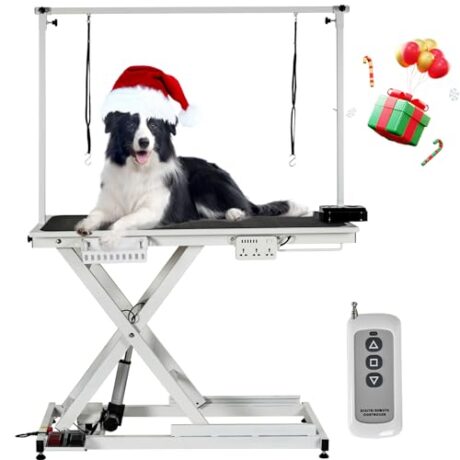 Electric Dog Grooming Table Heavy Duty Height Adjustable Pet