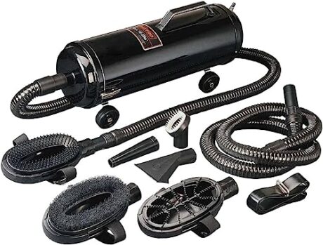 MetroVac - Vac 'N Blo Professional Large Animal Groomer Model: PRO-1AG 780 Watts - Pet Grooming Kit - Pet Hair Vacuum for Removing Dirt & Loose Hair